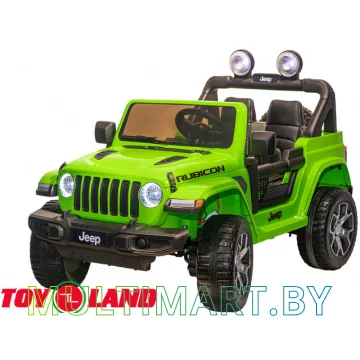 Электромобиль Toyland Jeep Rubicon DK-JWR555 (зеленый/краска)